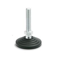 GN 344.2 ESD Levelling Feet Antistatic Plastic Threaded Stud Steel Zinc-Plated